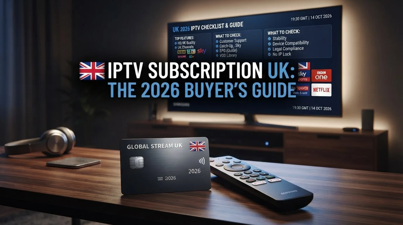IPTV Subscription UK 2026 buyer guide: choosing the best UK IPTV subscription with LIVETVBOX